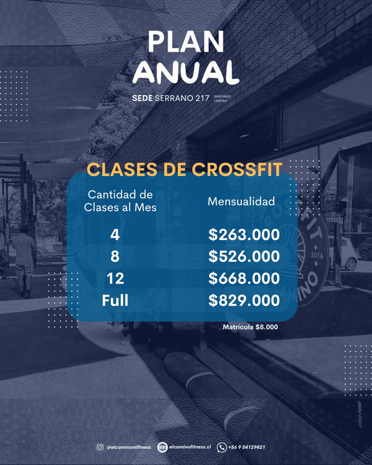 Plan Anual - Clases de CrossFit